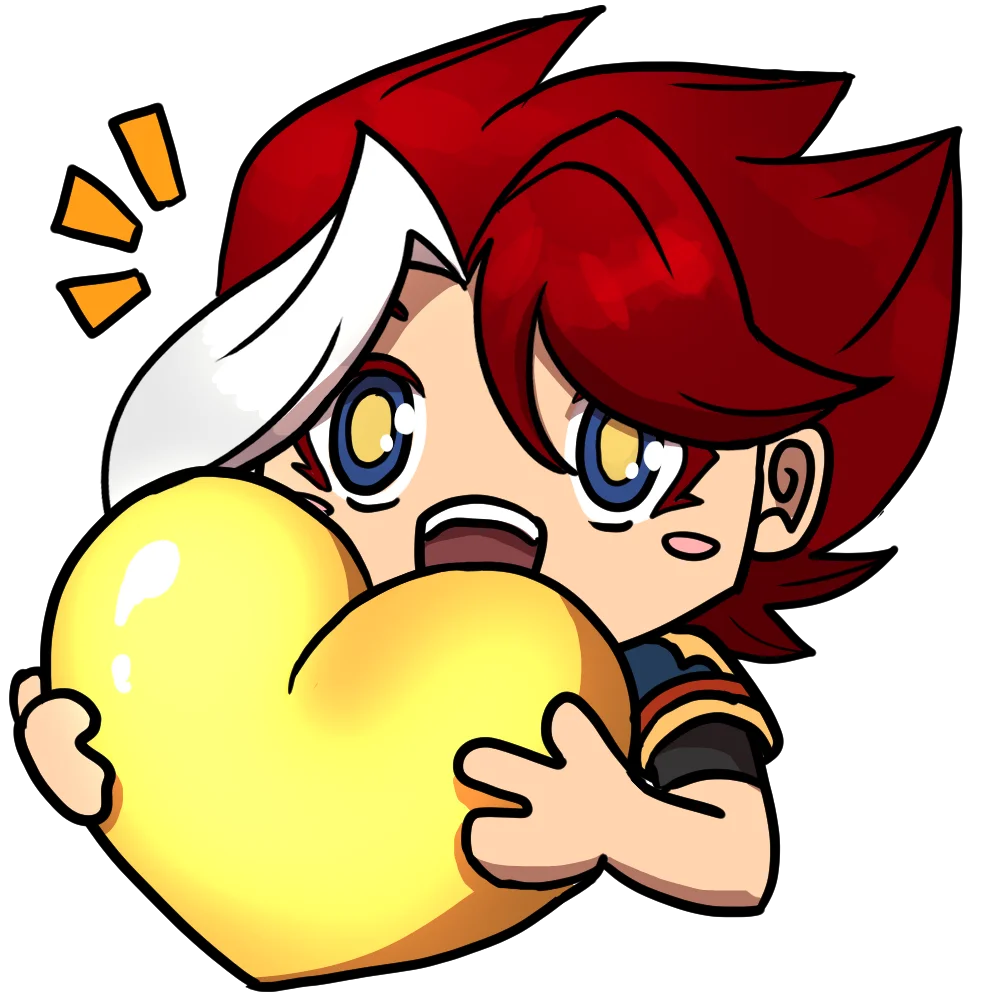 Gaëlle avec un cœur